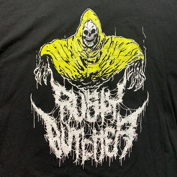 Rusty Butcher T-Shirt Reaper Mens Size XXL Black Motorcycle - Picture 2 of 7